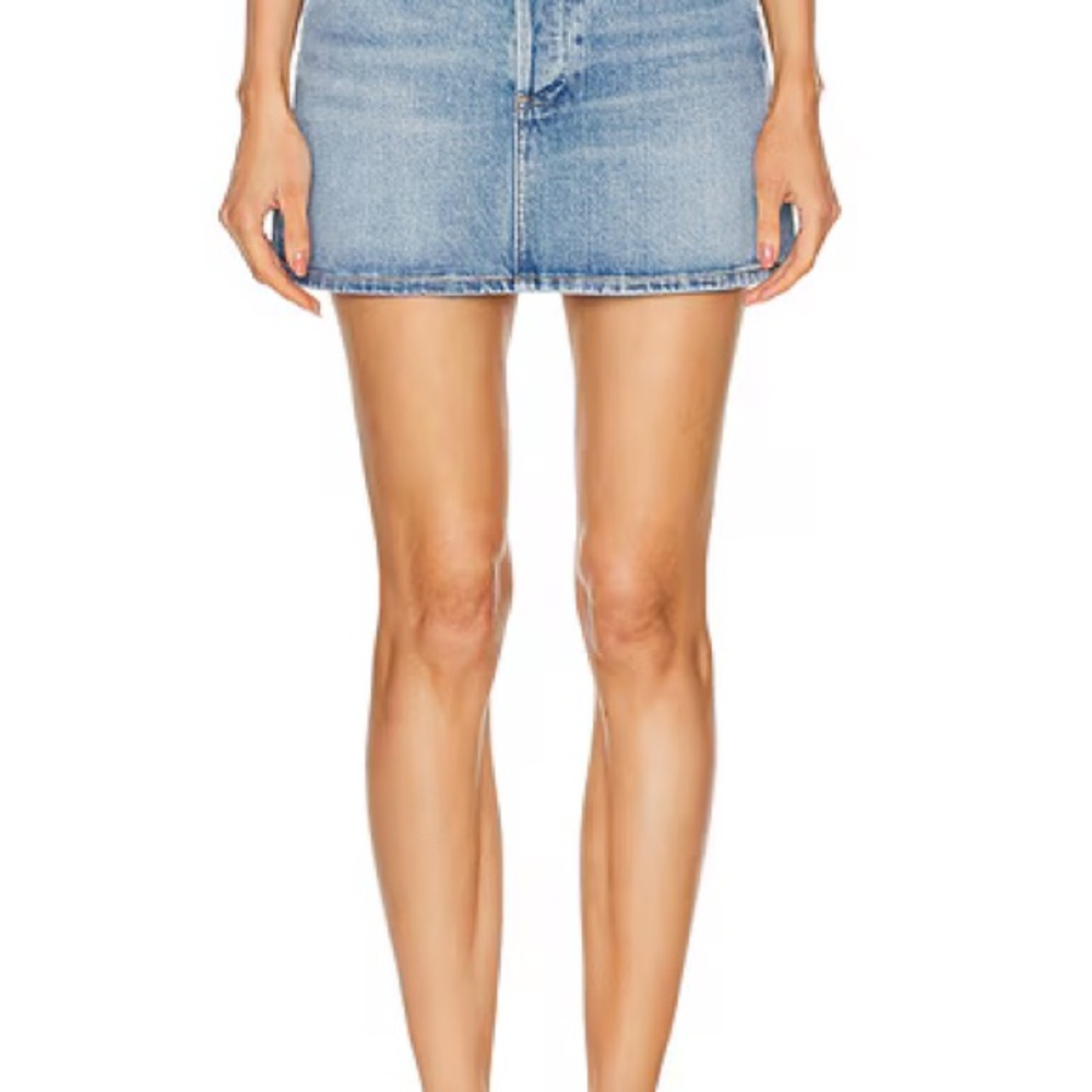 FRAME Le Mini Denim Skirt